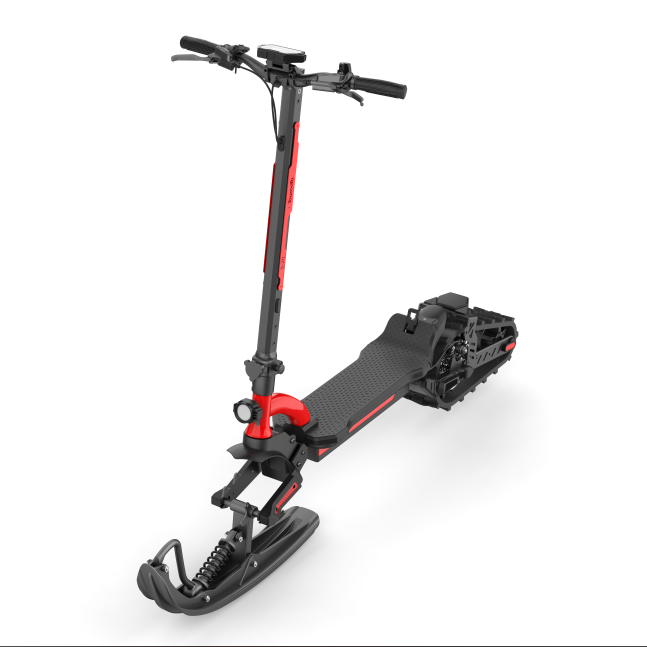 All Terrain Electric Snow Scooter S15 2000W Power with Ski Convert Kit Multifunctional Snowmobile