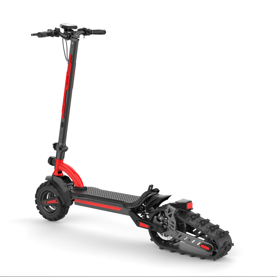 All Terrain Electric Snow Scooter S15 2000W Power with Ski Convert Kit Multifunctional Snowmobile