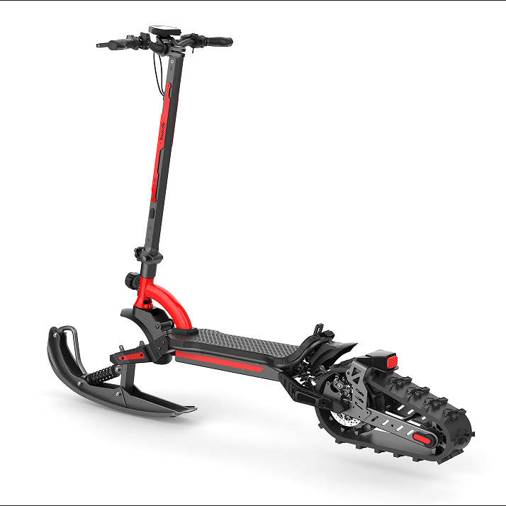 All Terrain Electric Snow Scooter S15 2000W Power with Ski Convert Kit Multifunctional Snowmobile